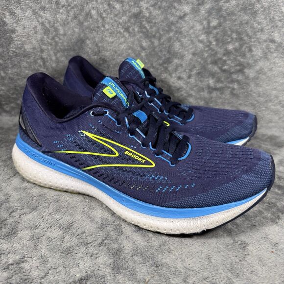Brooks Glycerin GTS 19 Men’s 11.5 D Navy Blue Nightlife Running Athletic Shoe